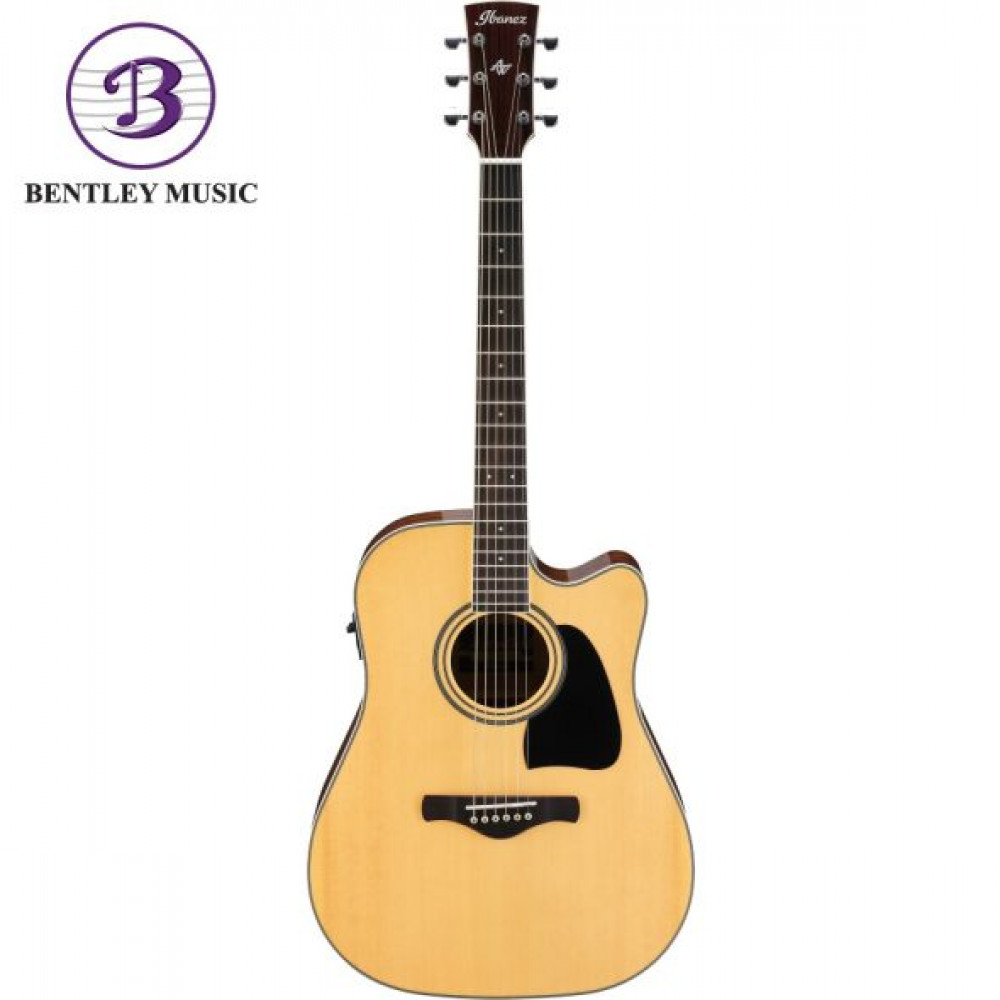Ibanez AW70ECE-NT Cutaway Dreadnought body Natural High Gloss Acoustic Guitar