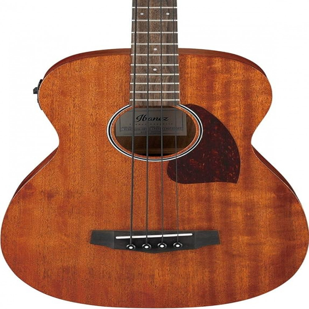 Ibanez PCBE12MH-OPN 4 String Open Pore Natural Acoustic Bass Guitar