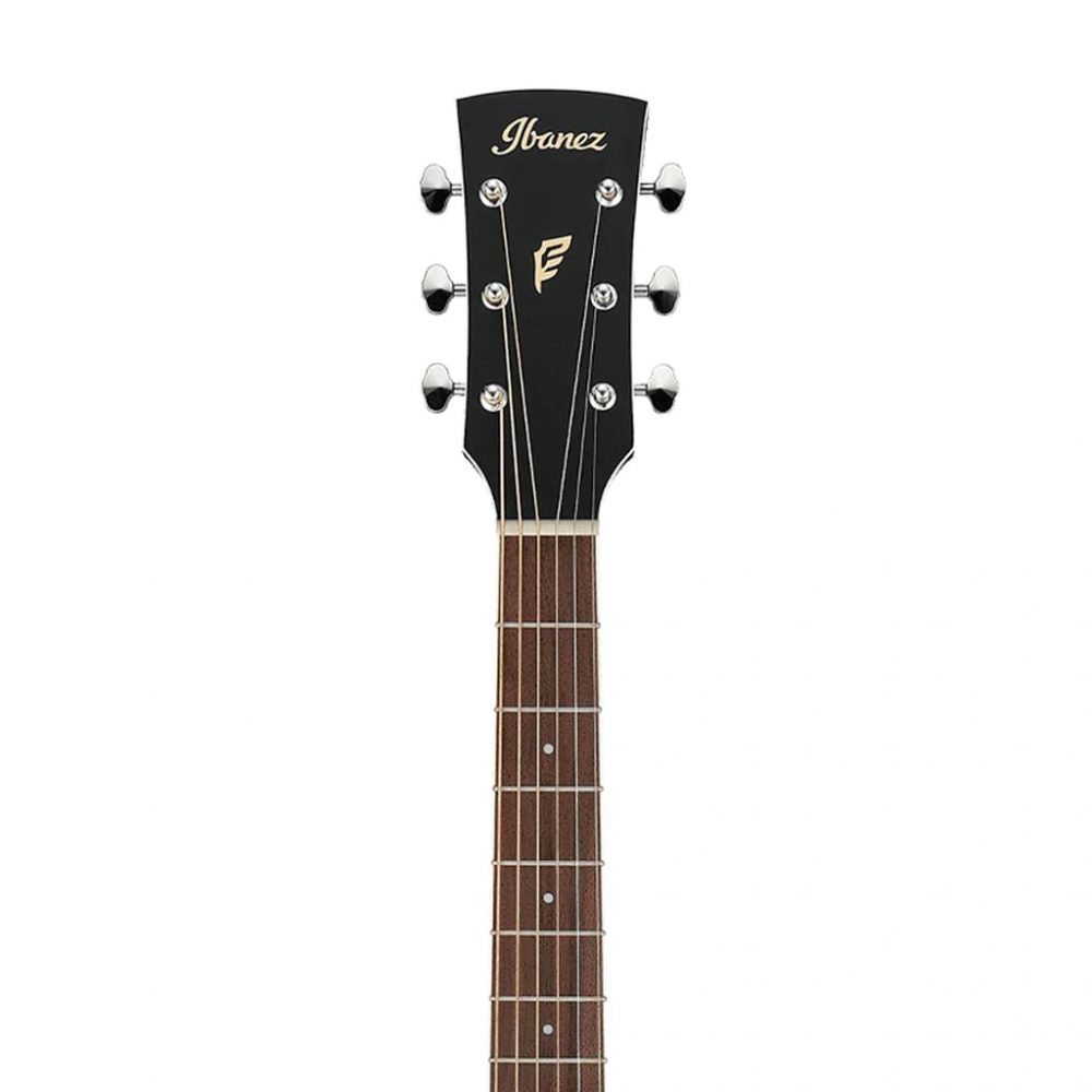 Ibanez PC14MHCE-WK PF Series Cutaway Grand Concert body Weathered Black Open Pore Semi Acoustic Guitar