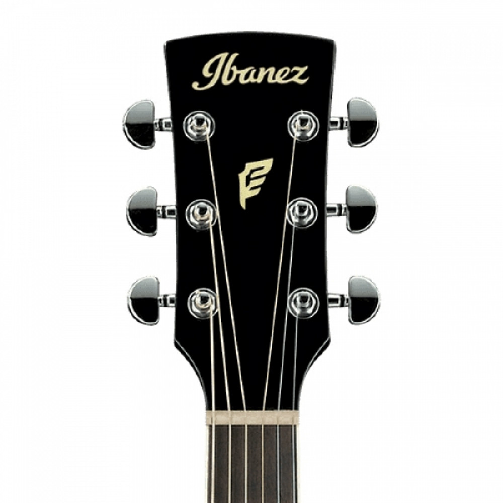Ibanez PF15ECE-BK Cutaway Dreadnought body Black High Gloss Semi Acoustic Guitar