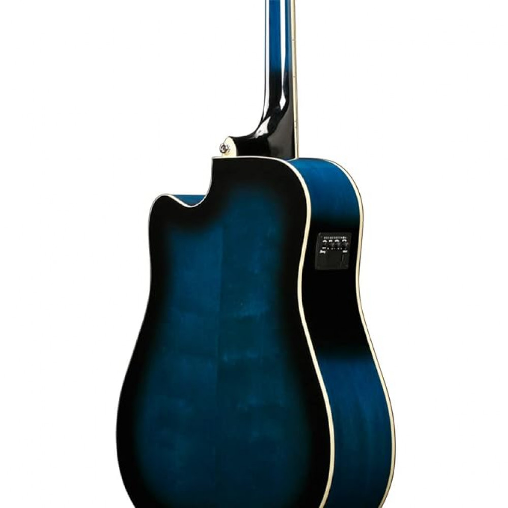 Ibanez PF15ECE-TBS 6-Strings Right Handed Transparent Blue Sunburst High Gloss Acoustic Guitar
