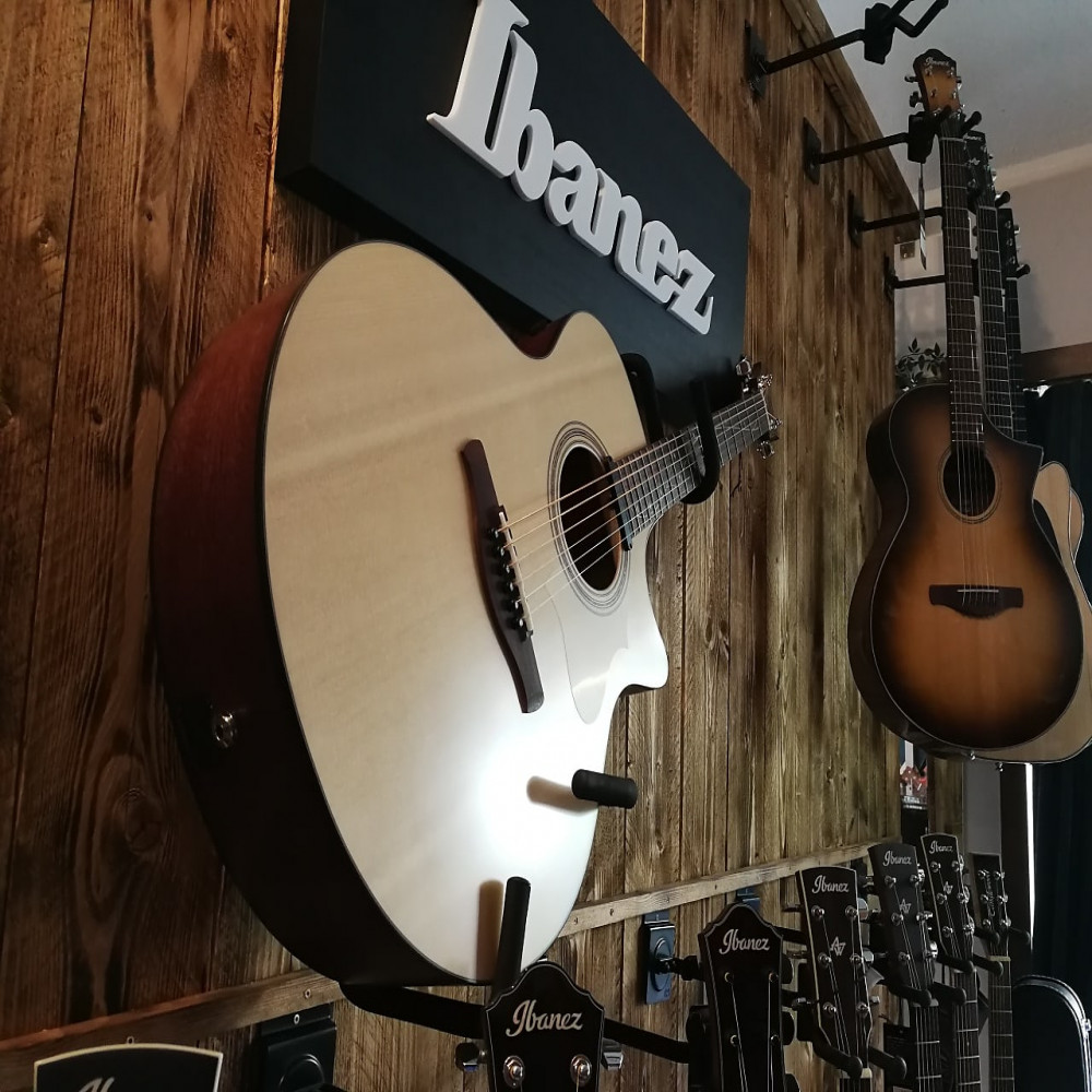 Ibanez AE275-LGS AE Body Natural Low Gloss Acoustic Guitar
