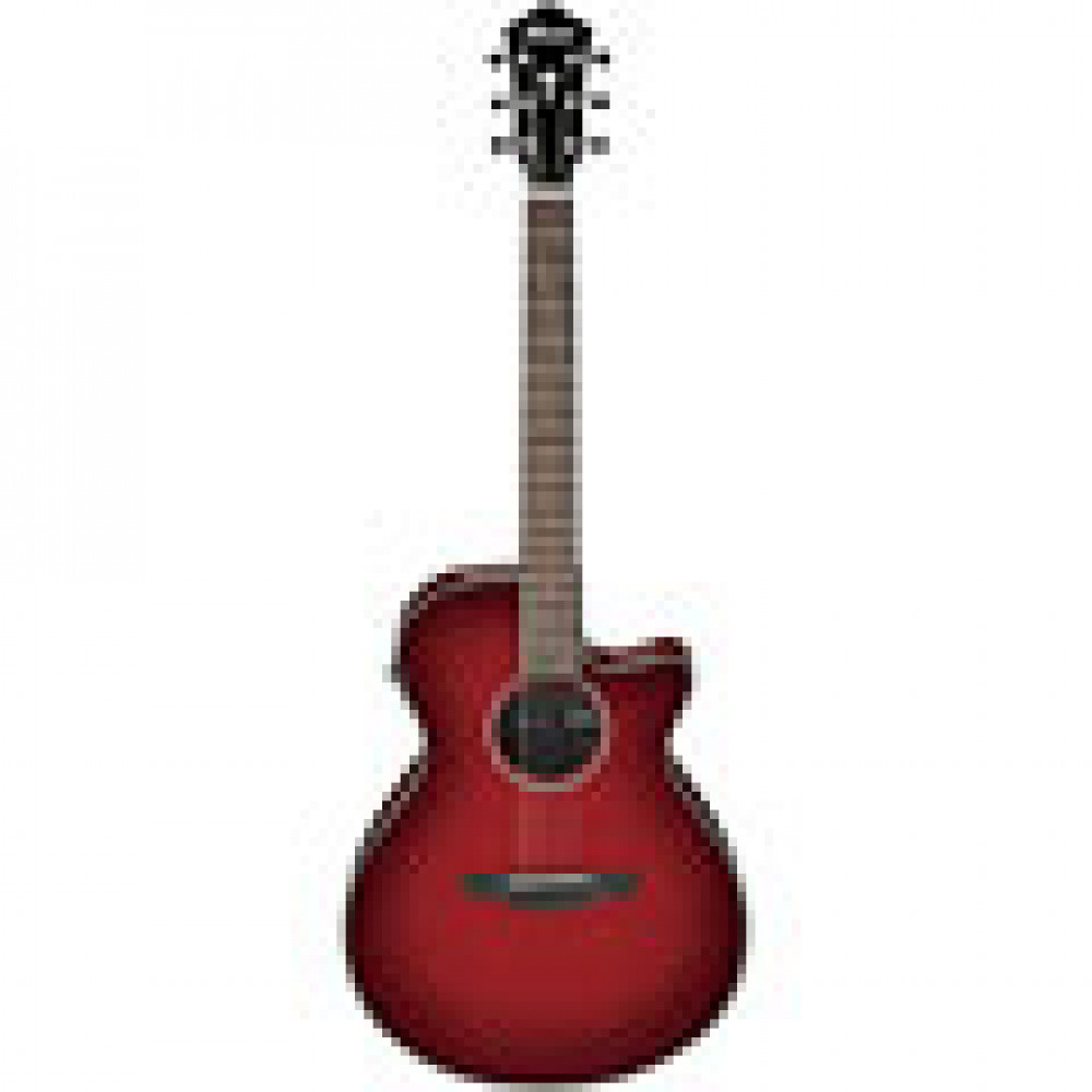 Ibanez AEG51-TRH Transparent Red Sunburst High Gloss Acoustic Guitar