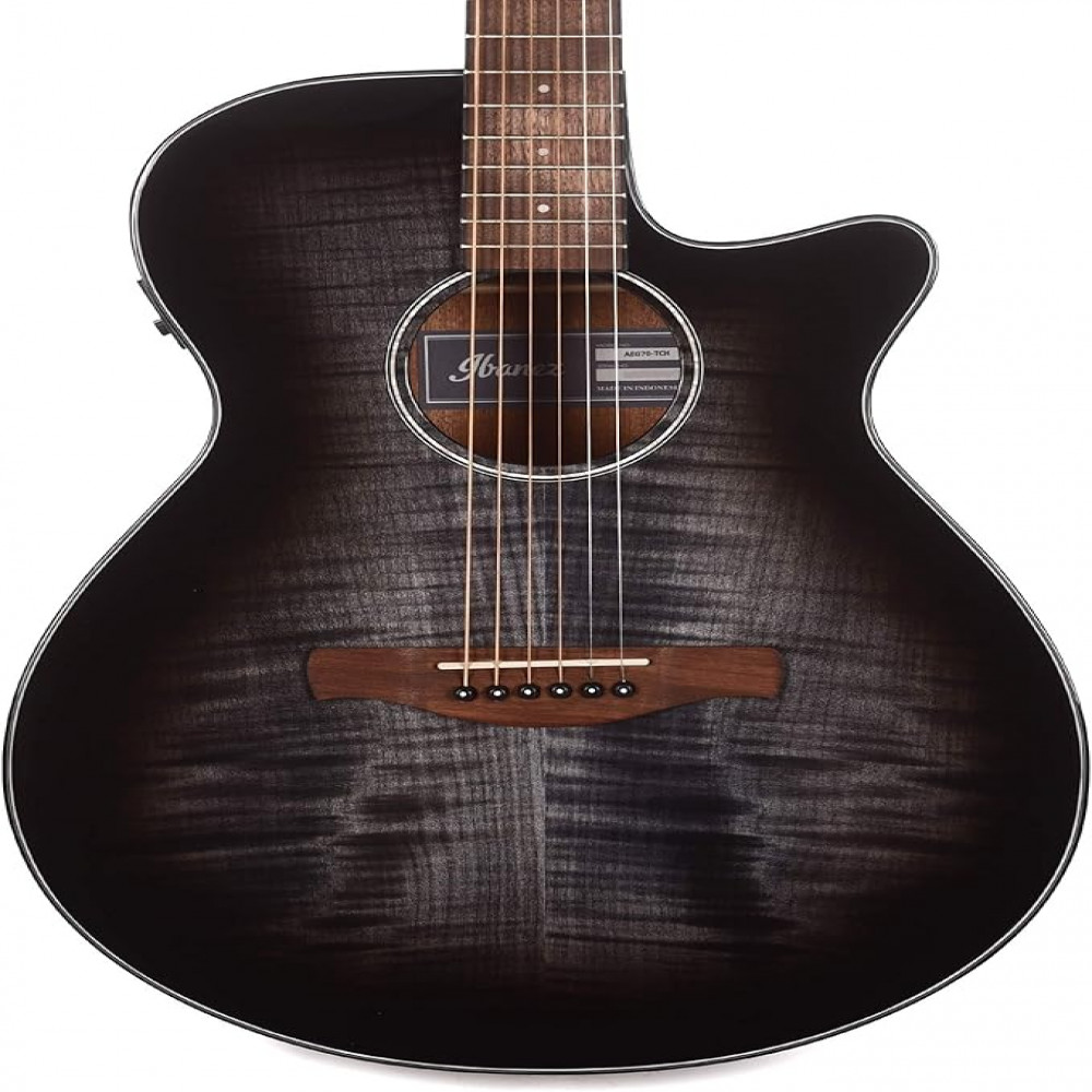 Ibanez AEG70-TCH Transparent Charcoal Burst Acoustic Guitar
