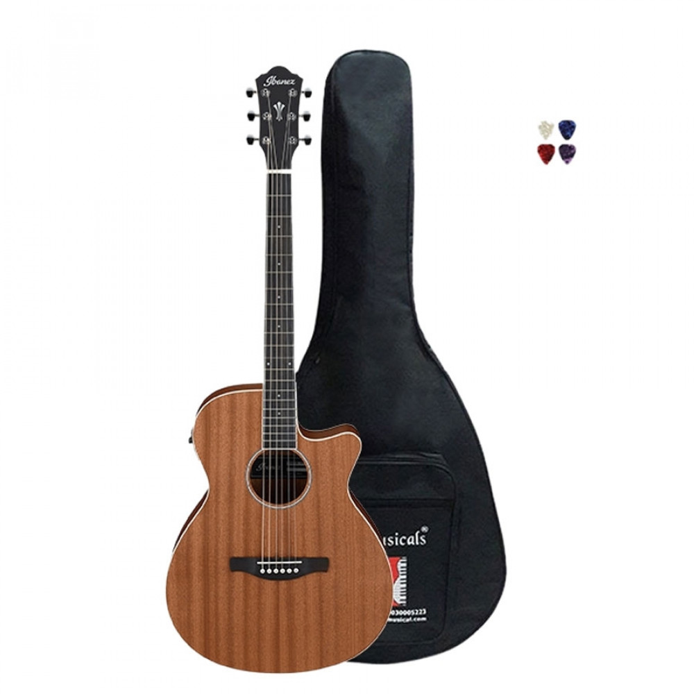Ibanez AEG7MH-OPN Open Pore Natural Acoustic Electric Guitar
