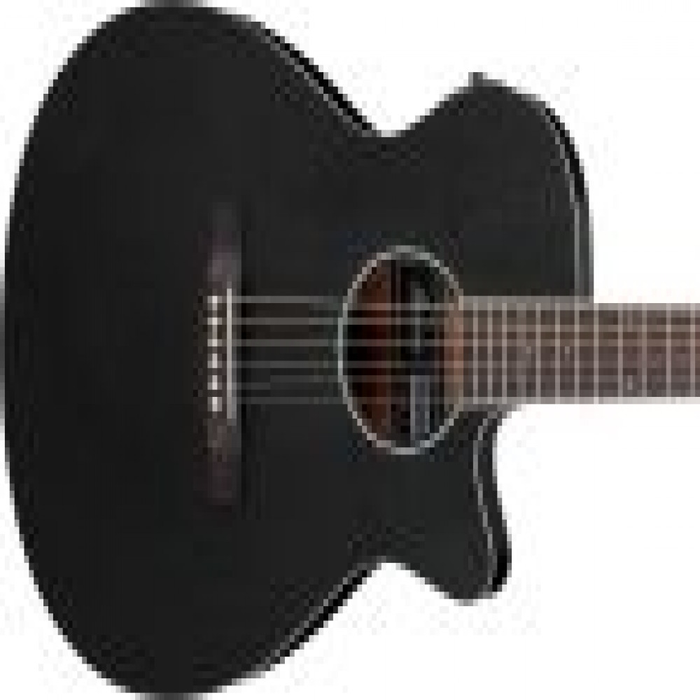Ibanez AEG7MH-WK Weatherd Black Open Pore Acoustic Guitar
