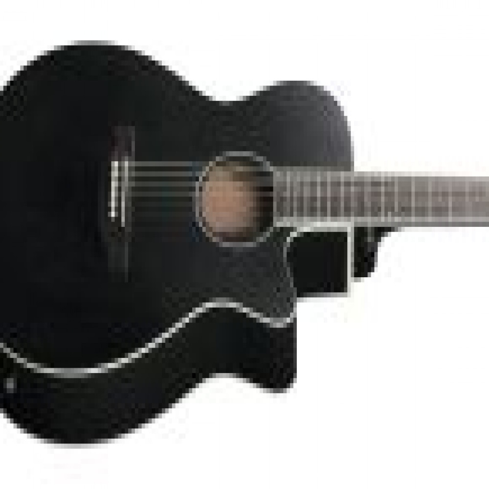 Ibanez AEG7MH-WK Weatherd Black Open Pore Acoustic Guitar