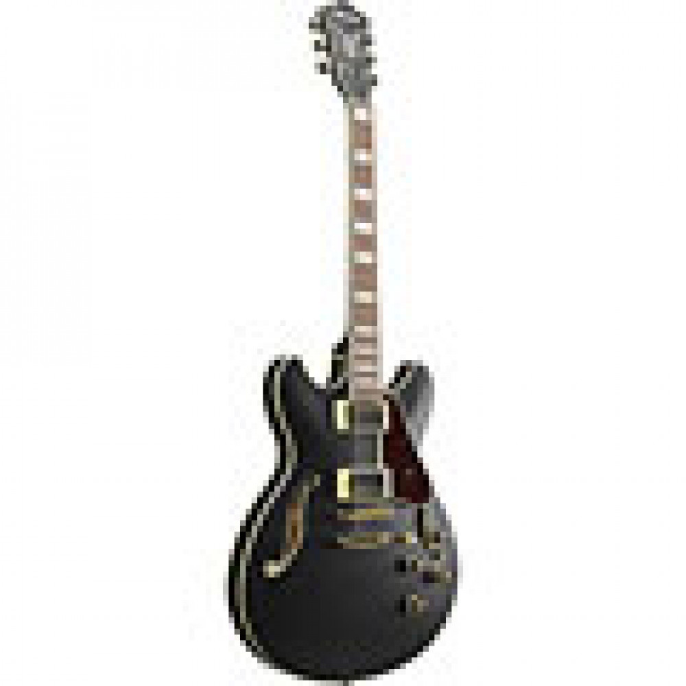 Ibanez AS73G-BKF Hollowbody AS Series Artcore Black Flat Electric Guitar