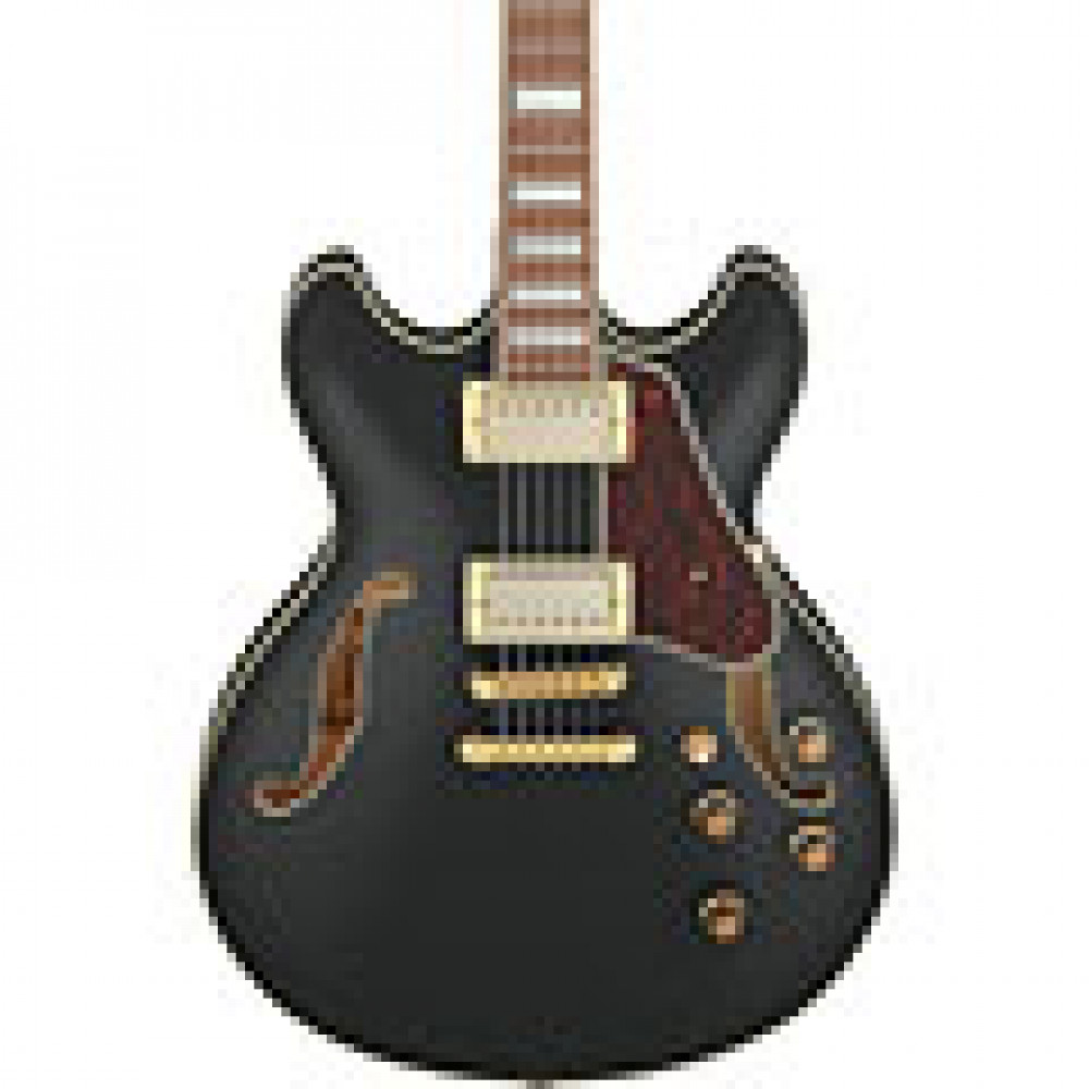 Ibanez AS73G-BKF Hollowbody AS Series Artcore Black Flat Electric Guitar