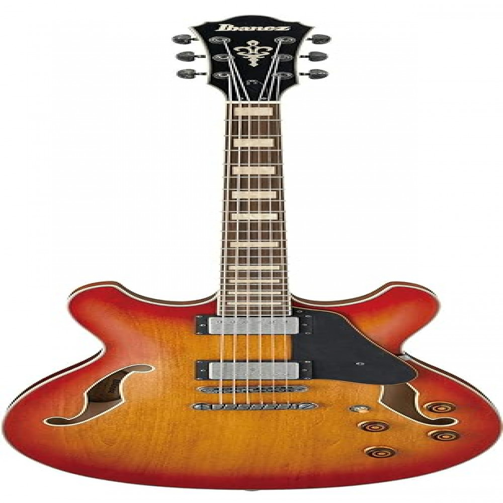 Ibanez ASV73-VAL Hollowbody AS Series Artcore Vintage Amber Burst Low Gloss Electric Guitar