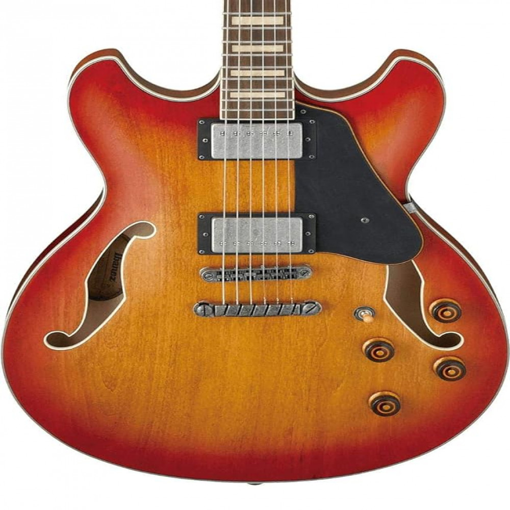Ibanez ASV73-VAL Hollowbody AS Series Artcore Vintage Amber Burst Low Gloss Electric Guitar