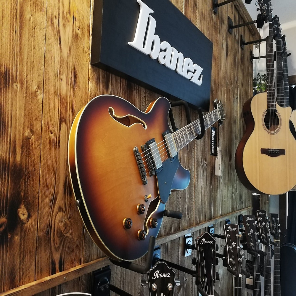 Ibanez ASV73-VLL Hollowbody AS Series Artcore 6 String Violin Sunburst Low Gloss Electric Guitar