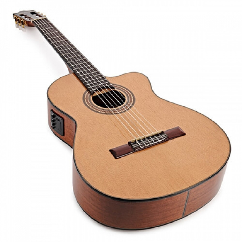 Ibanez GA6CE-AM Cutaway Classical body with Cutaway Electronics Amber High Gloss Classical Guitar
