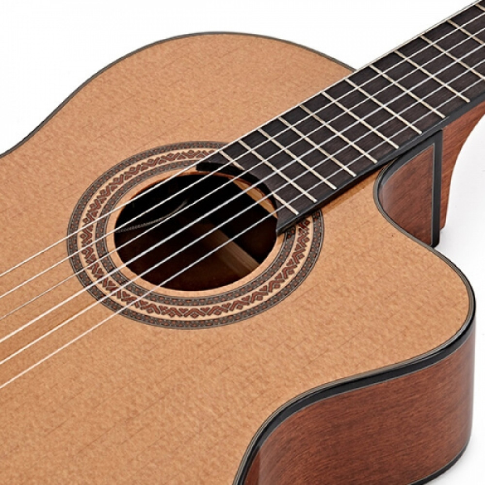 Ibanez GA6CE-AM Cutaway Classical body with Cutaway Electronics Amber High Gloss Classical Guitar
