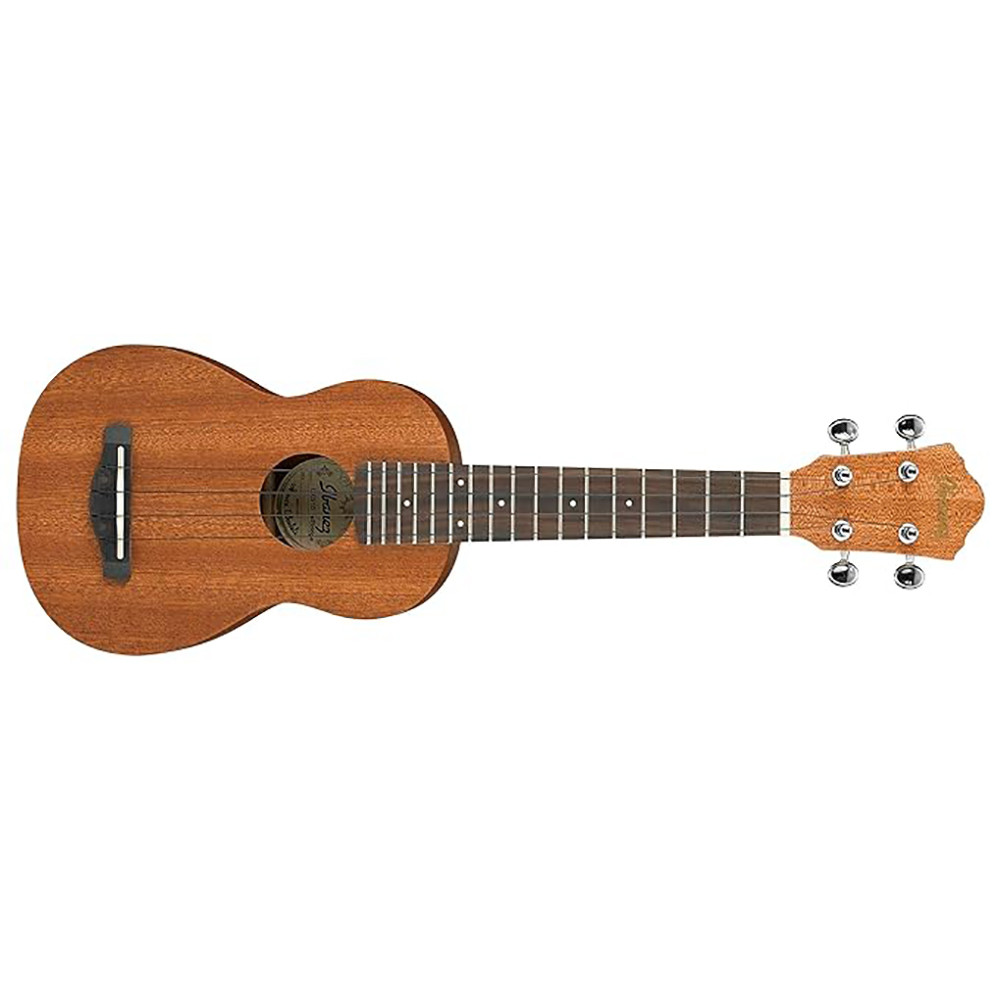Ibanez UKS10 Acoustic Soprano with Bag Brown Ukulele