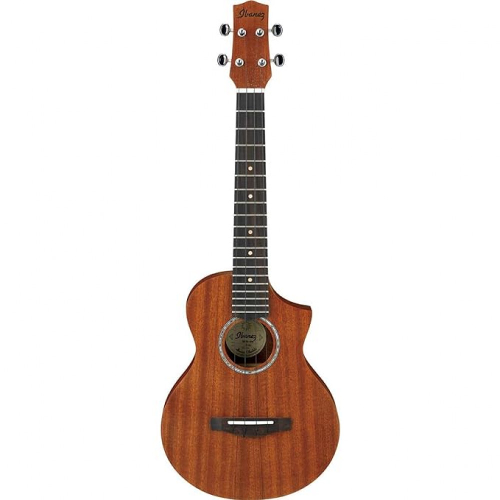 Ibanez UEWT5-OPN Acoustic Tenor with Cutaway Open Pore Natural Ukulele