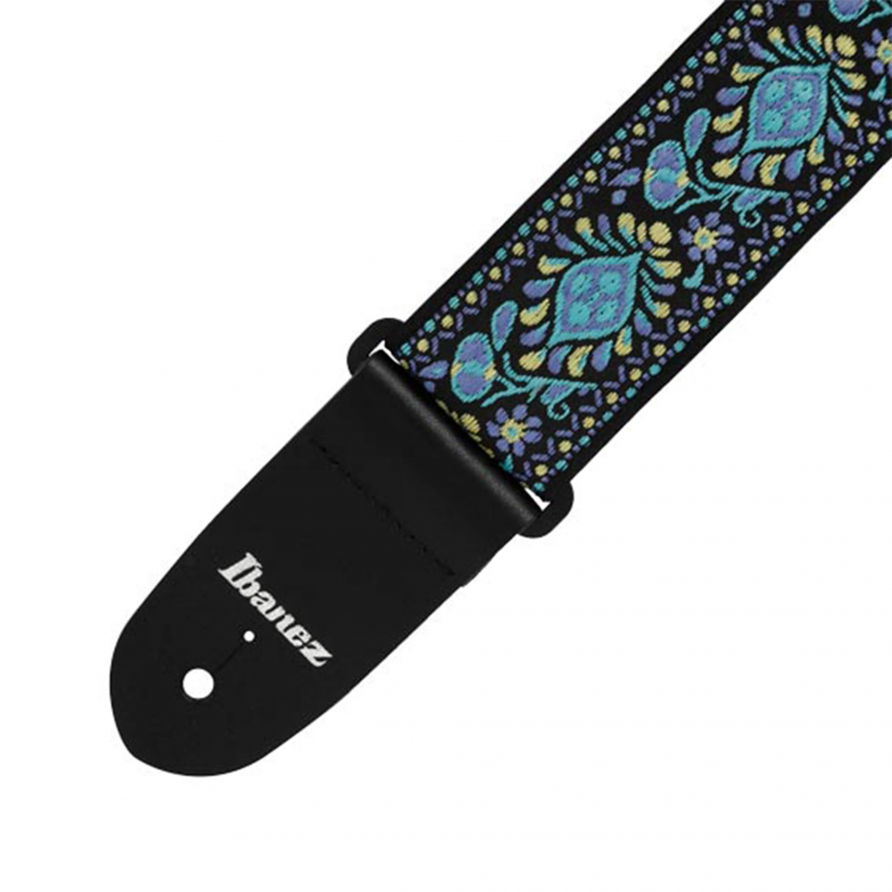 Ibanez GSV50-P1 Vintage Style Light Blue Guitar Strap