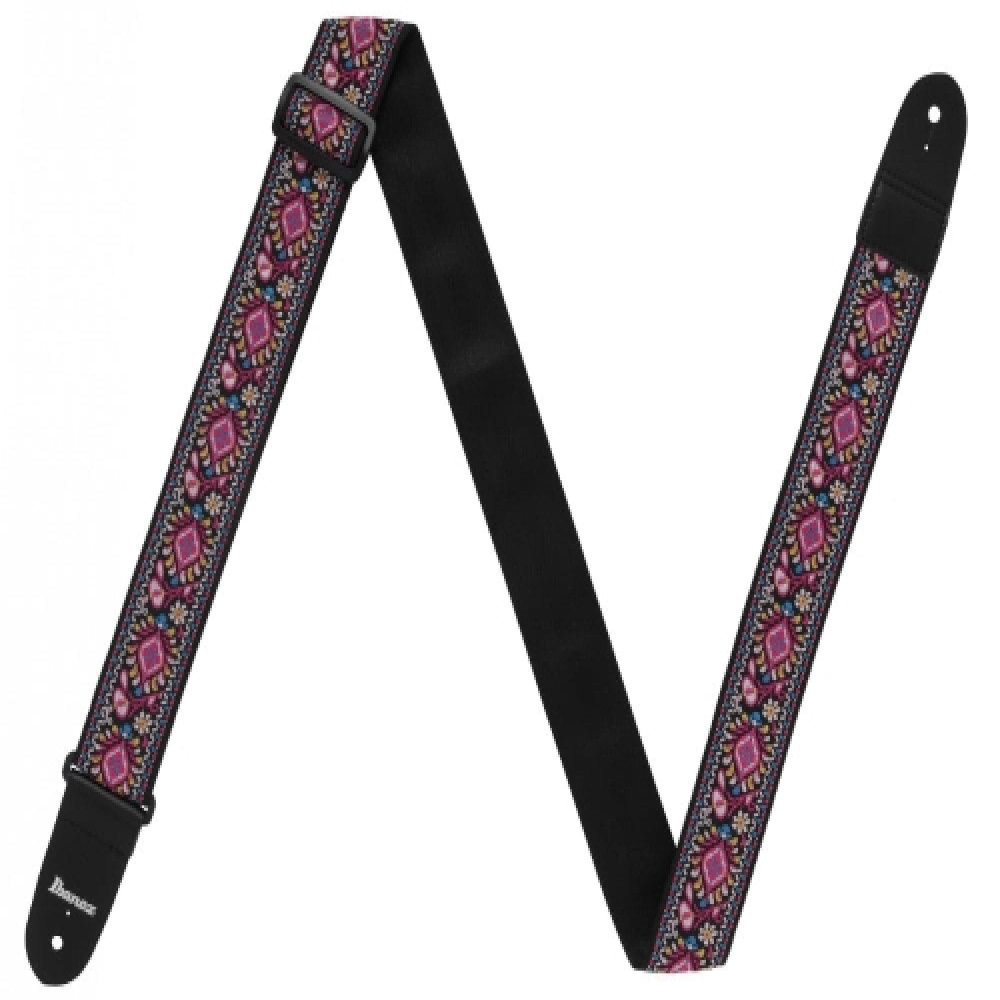 Ibanez GSV50-P2 Vintage Style Pink Guitar Strap