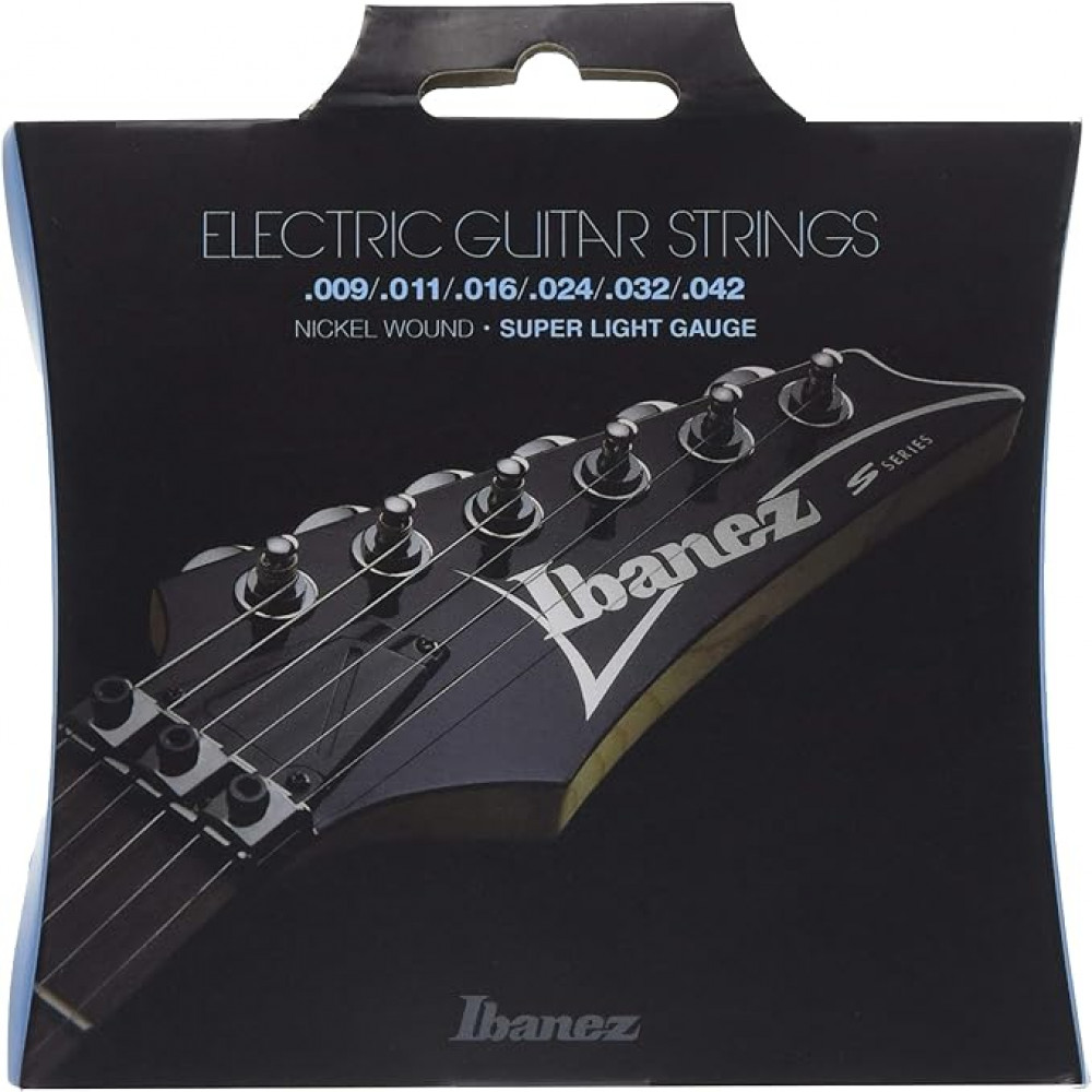 Ibanez IEGS6 Super Light Gauge Electric Guitar Strings, 0.09-0.42