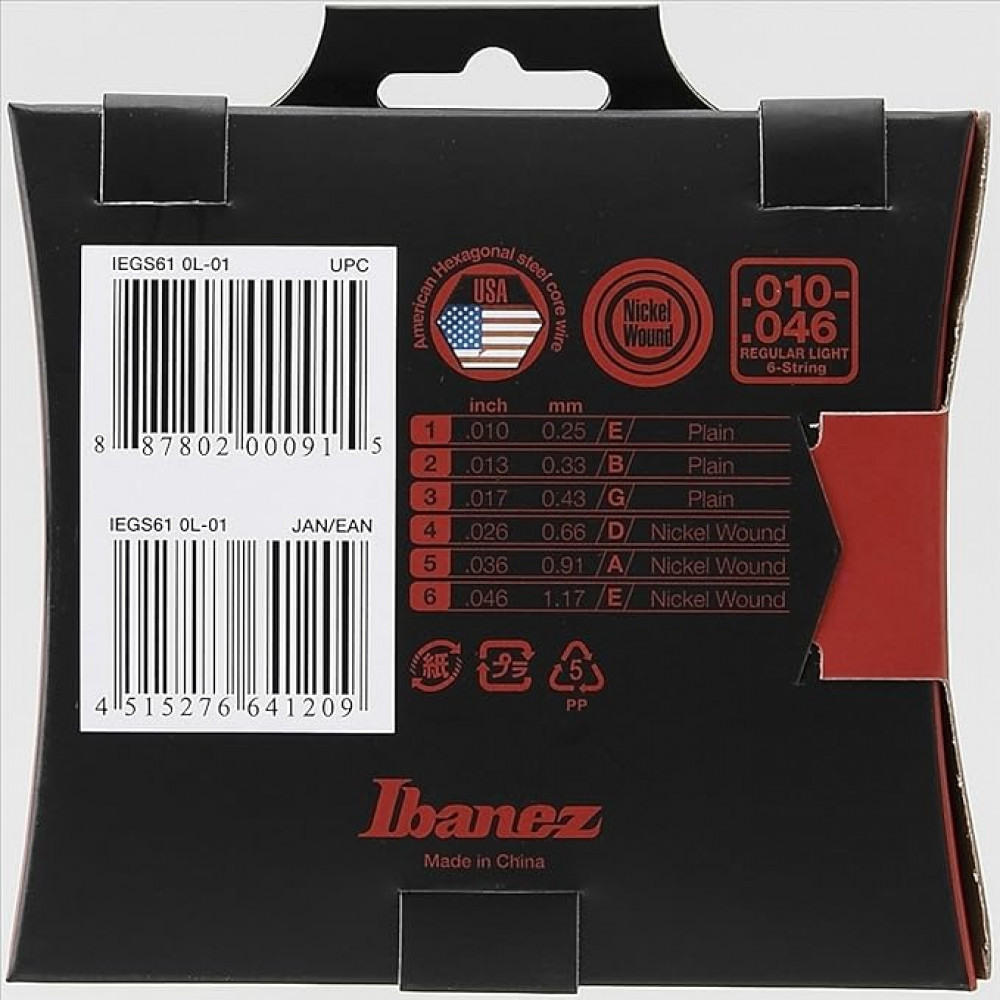 Ibanez IEGS61 Electric Guitar Strings