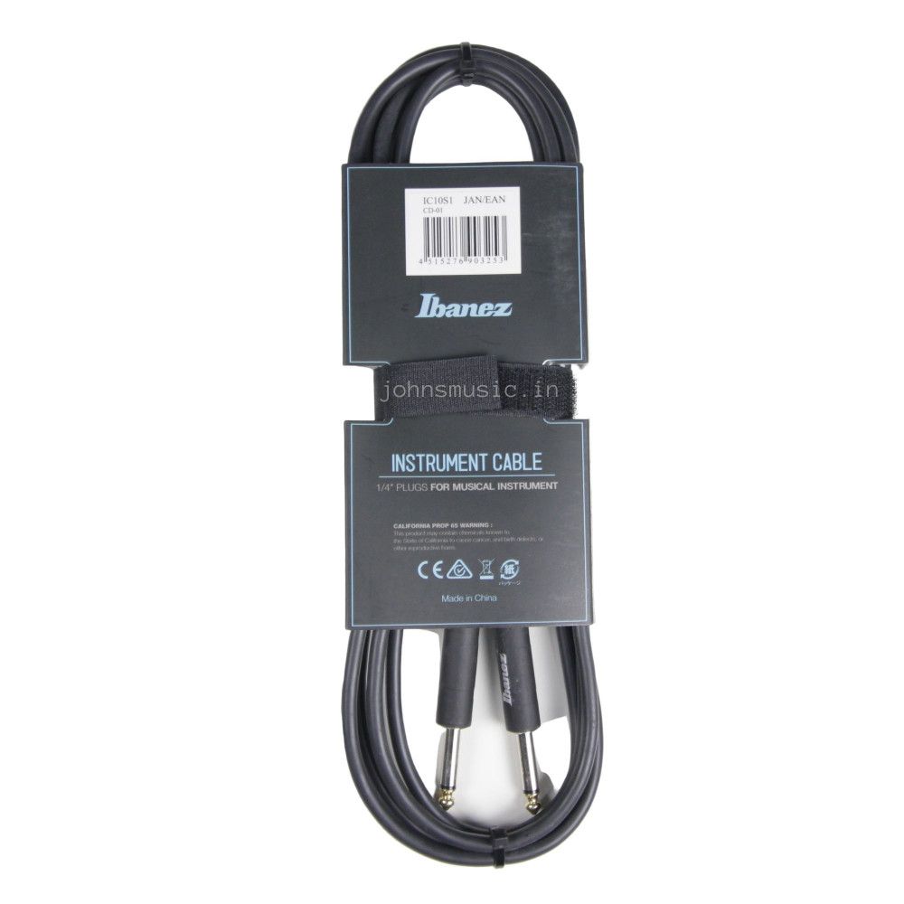 Ibanez IC20S1 Instrument Cable - 20 feet