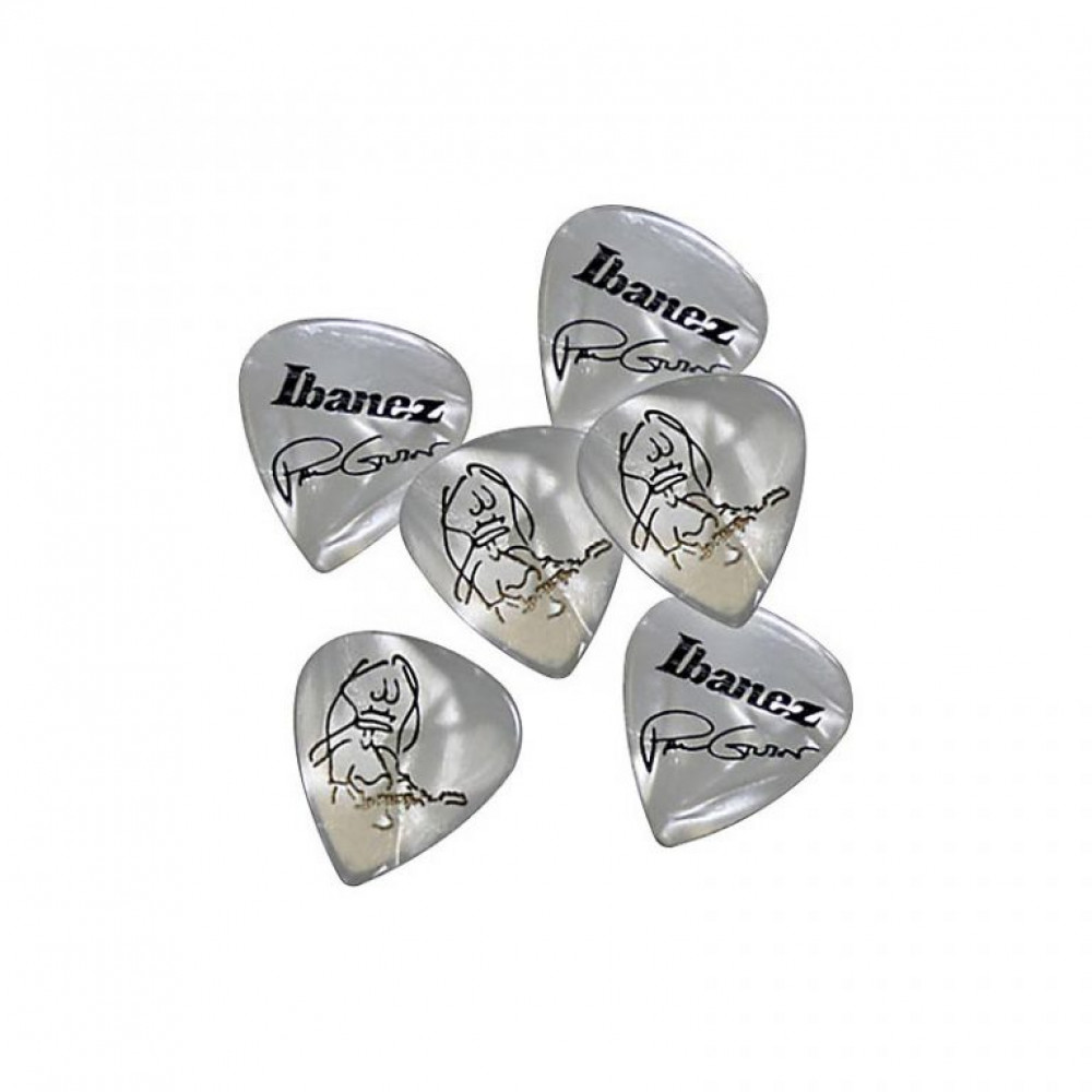 Ibanez B1000PG-WH Paul Gilbert Guitar Pick Set White 6pcs