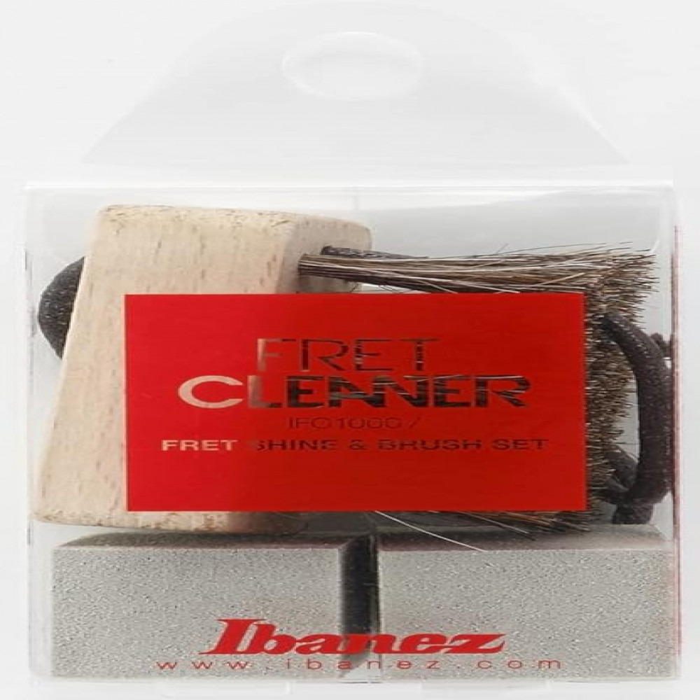 Ibanez IFC1000 Fret Shine & Brush Cleaner Kit for Guitars