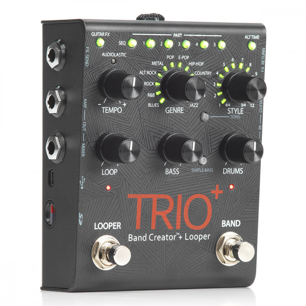 DigiTech TRIOPLUS-V-04 Band Creator & Looper Pedal