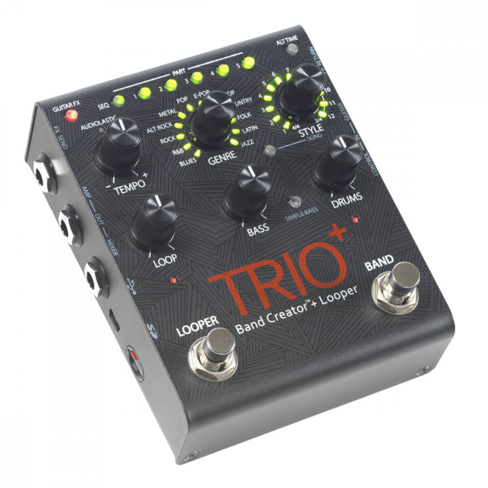 DigiTech TRIOPLUS-V-04 Band Creator & Looper Pedal