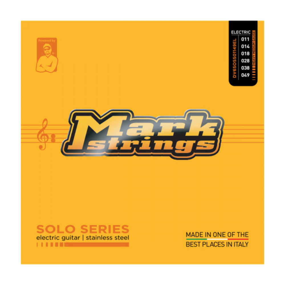 DV Mark DV6SOSS01149EL Solo Series Stainless Steel Heavy Medium Gauge Electric Guitar Strings