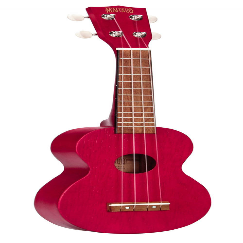 Mahalo MK1TRD Kahiko Series Transparent Red Soprano Ukulele