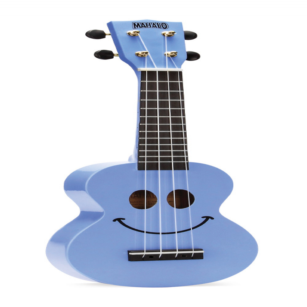 Mahalo U-SMILE LBU U-Smile Series Light Blue Soprano Ukulele With Bag