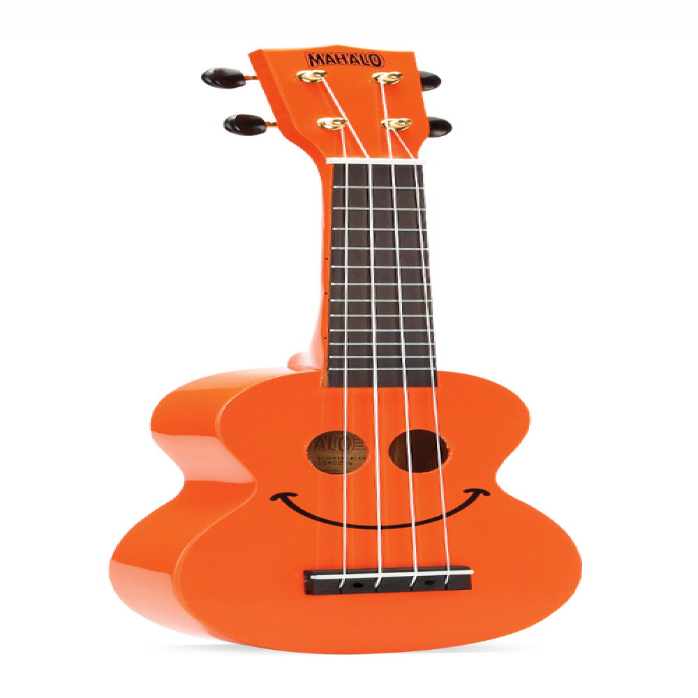 Mahalo U-SMILE OR U-Smile Series Orange Soprano Ukulele With Bag