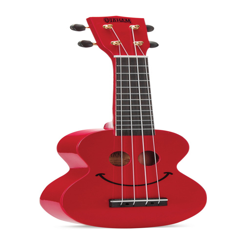 Mahalo U-SMILE RD U-Smile Series Red Soprano Ukulele With Bag