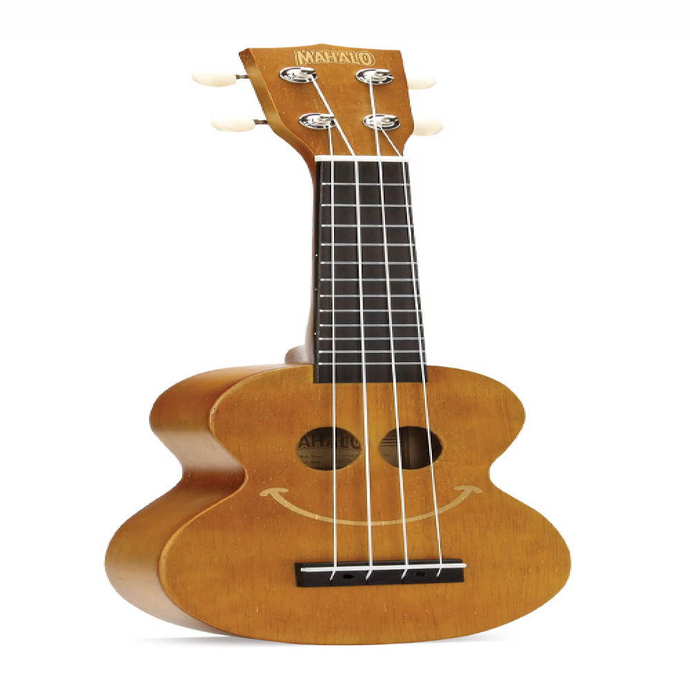 Mahalo U-SMILE TBR U-Smile Series Transparent Brown Soprano Ukulele With Bag