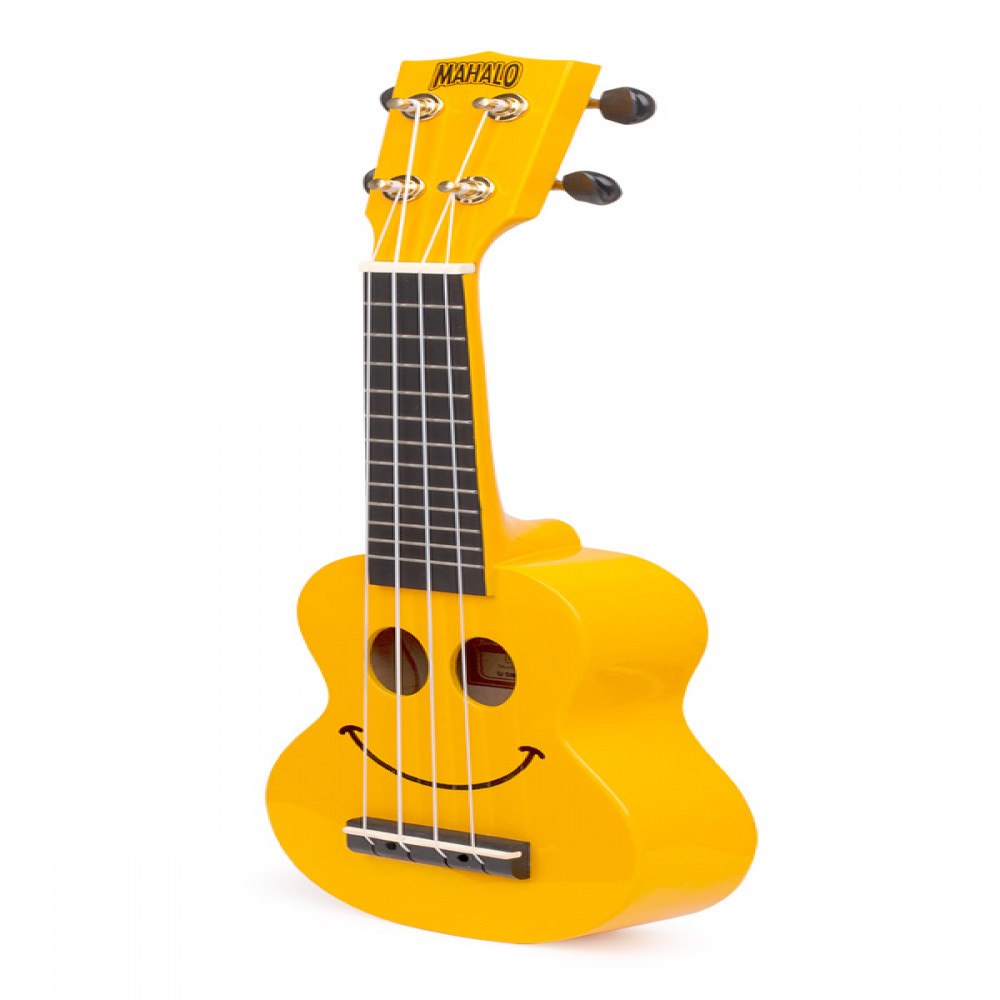 Mahalo U-SMILINO YW U-Smilino Series Yellow Soprano Ukulele With Bag