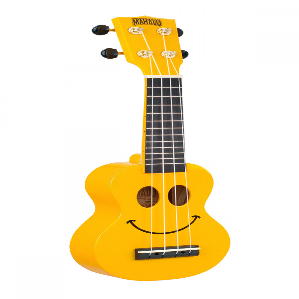 Mahalo U-SMILINO YW U-Smilino Series Yellow Soprano Ukulele With Bag
