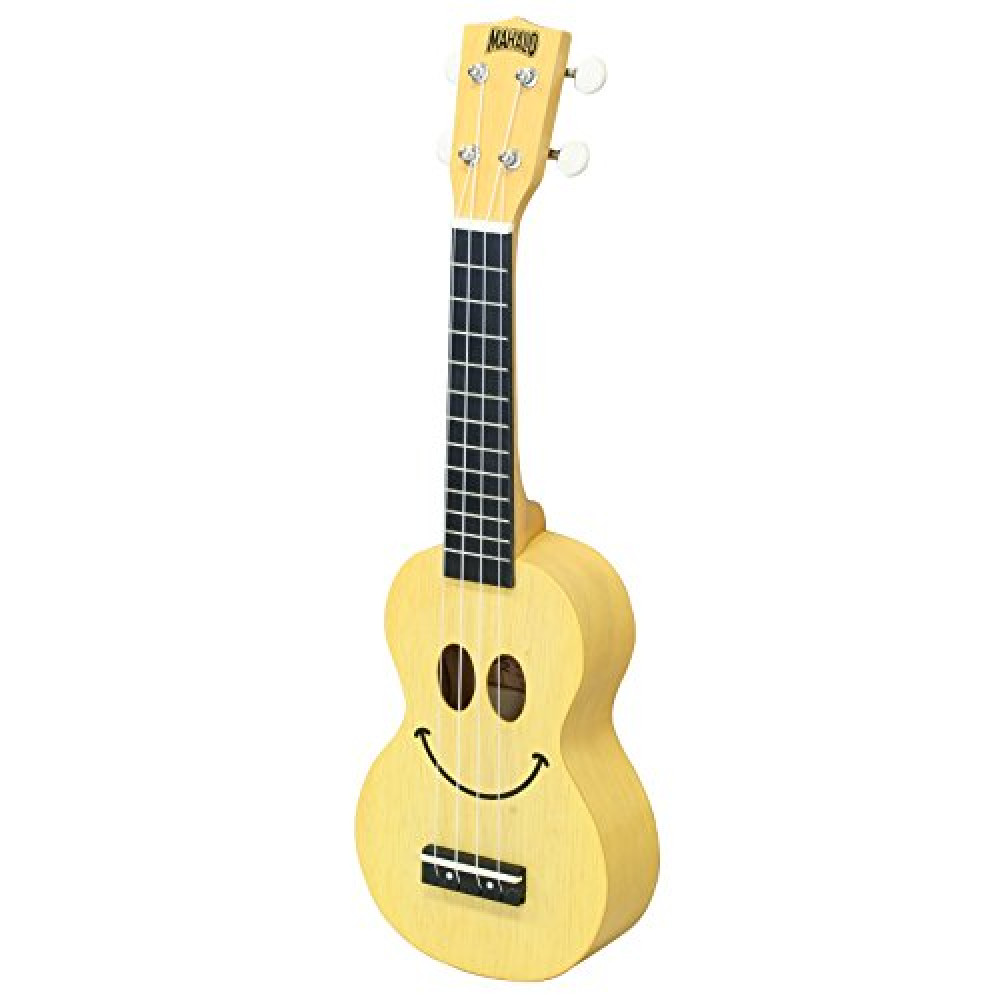 Mahalo U-SMILE TBS U-Smile Series Transparent Butterscotch Soprano Ukulele With Bag