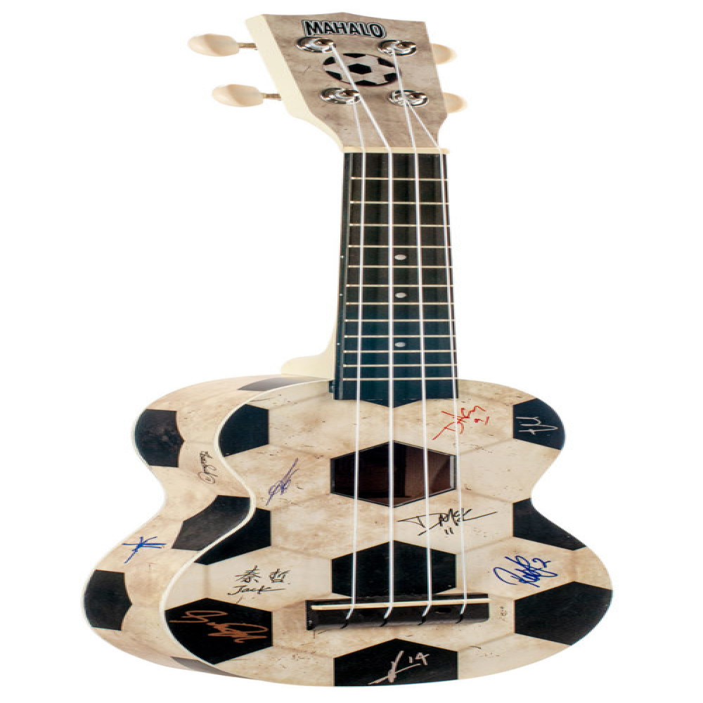 Mahalo MA1FB Art II Series Football Soprano Ukulele with Bag