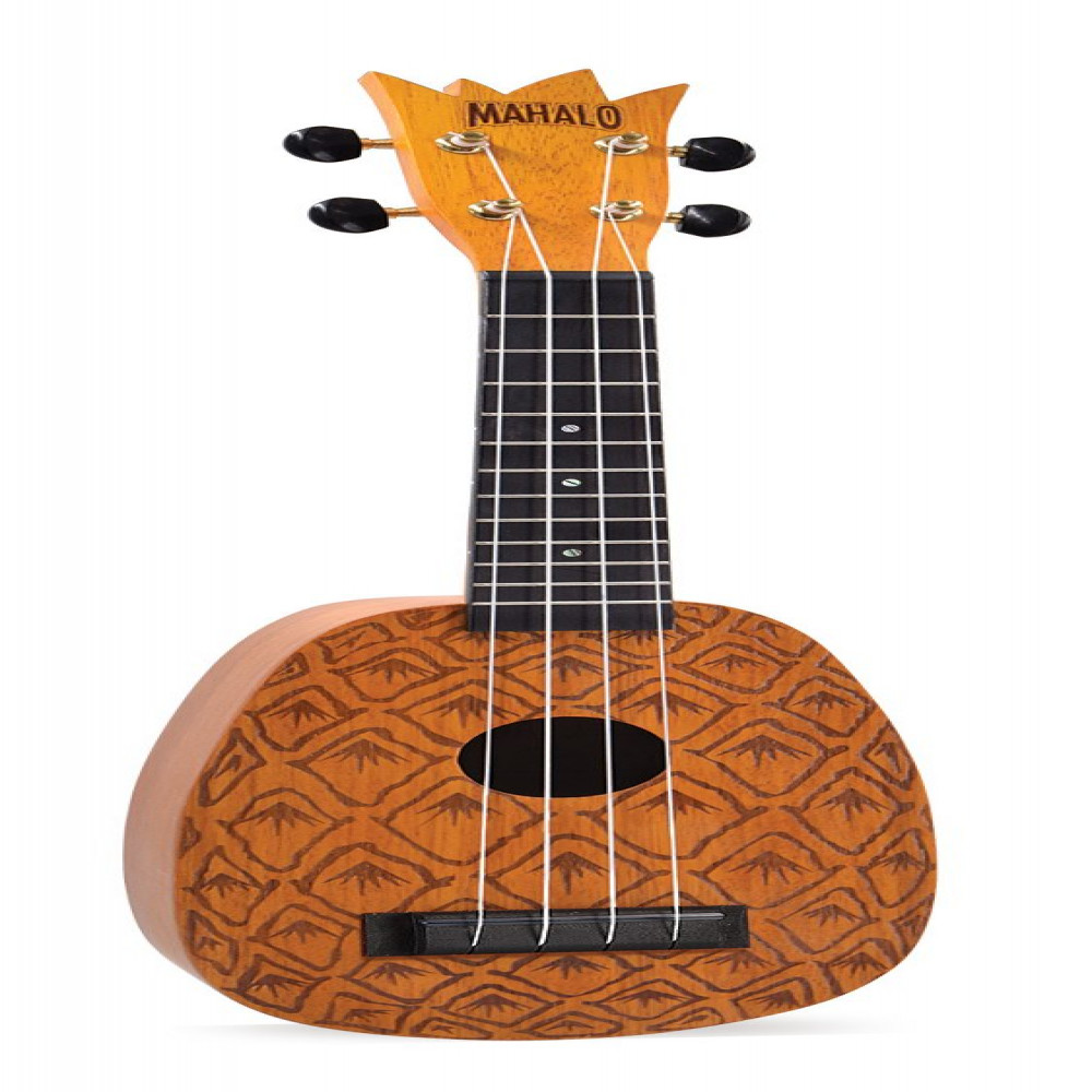 Mahalo ME1P Artist Elite Series Pineapple Soprano Ukulele with Bag