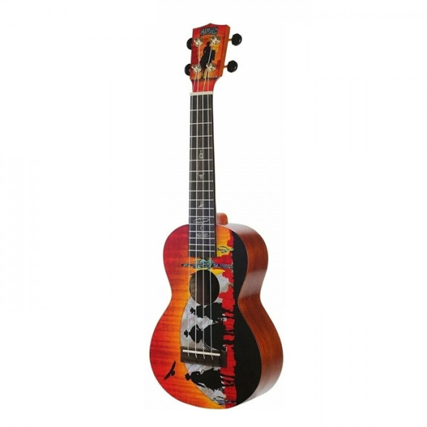 Mahalo MA2WW Artist Elite Series Wild West Concert Ukulele with Bag