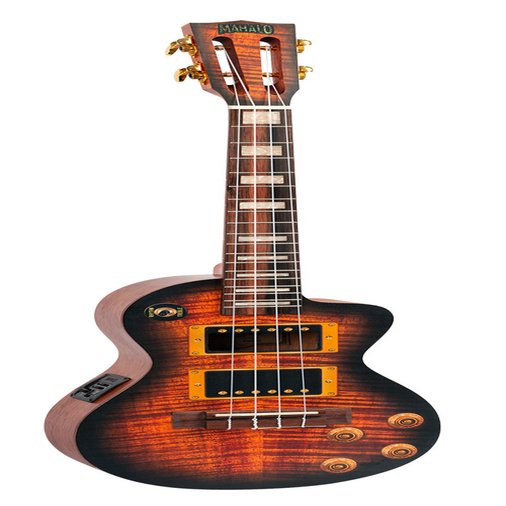 Mahalo MA3EG Artist Elite Series Electric Guitar Tenor Ukulele with Bag