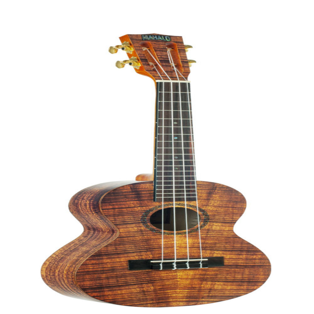 Mahalo MA3KA Artist Elite Series Photo Flame Koa Tenor Ukulele with Bag