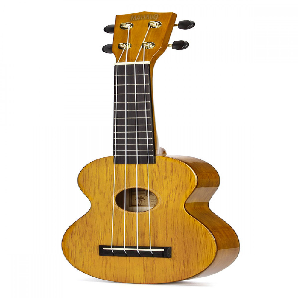 Mahalo MH1VNA Hano Series Vintage Natural Soprano Ukulele With Bag