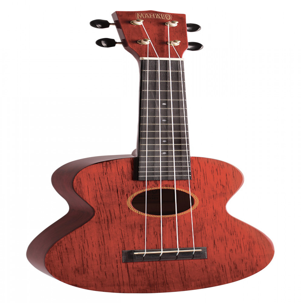 Mahalo MH2TWR Hano Series Trans Wine Red Concert Ukulele With Bag