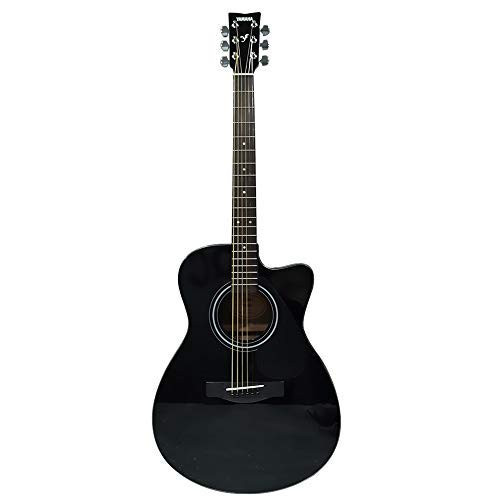 Yamaha FS80C Concert Cutaway Rosewood Black Acoustic Guitar with guitar bag