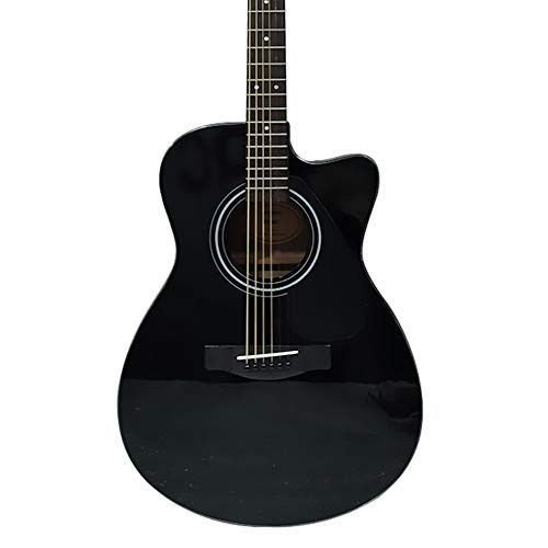 Yamaha FS80C Concert Cutaway Rosewood Black Acoustic Guitar with guitar bag