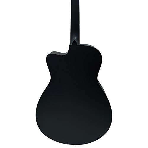 Yamaha FS80C Concert Cutaway Rosewood Black Acoustic Guitar with guitar bag