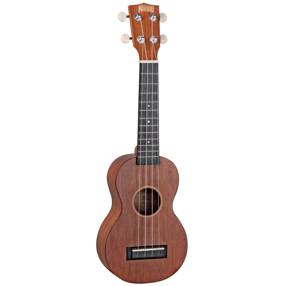 Mahalo MJ1TBRK Java Series Trans Brown Soprano Ukulele Pack With Bag
