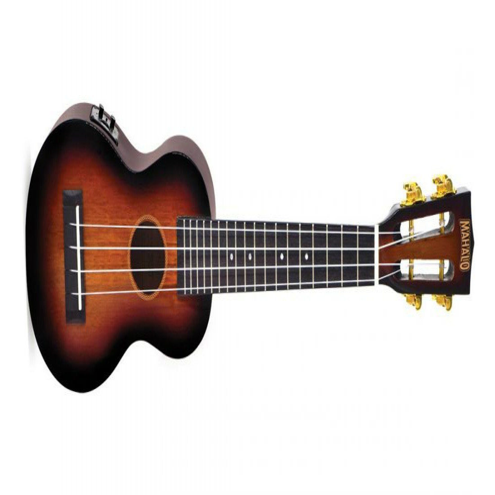 Mahalo MJ1CSVT3TS Java Series Concert Scale Neck 3 Tone Sunburst Soprano Ukulele With Bag